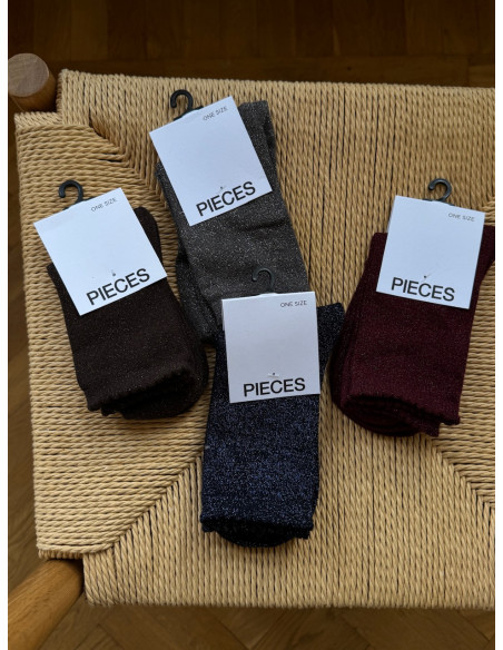 PCSEBBY GLITTER SOCKS