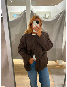 OBJALLIE LS LQ QUILTAD JACKET