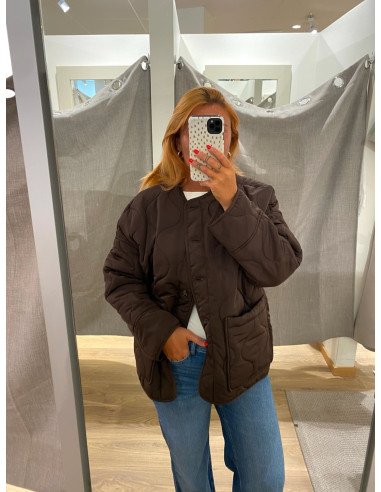 OBJALLIE LS LQ QUILTAD JACKET