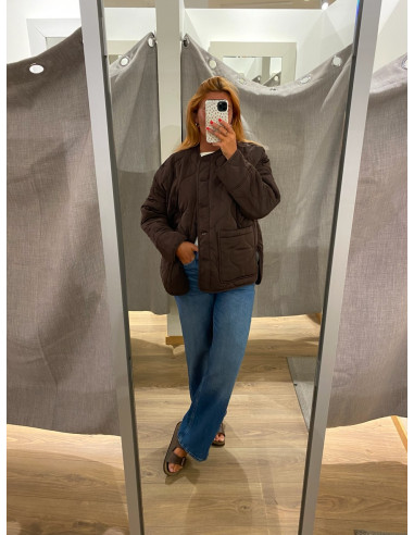 OBJALLIE LS LQ QUILTAD JACKET