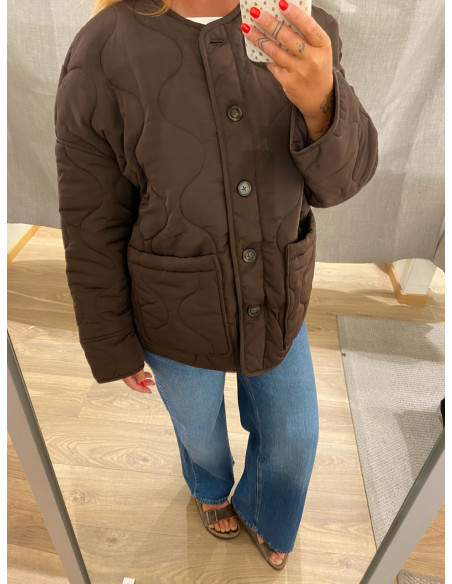 OBJALLIE LS LQ QUILTAD JACKET