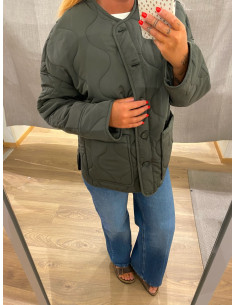 OBJALLIE LS LQ QUILTAD JACKET 2