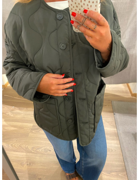 OBJALLIE LS LQ QUILTAD JACKET