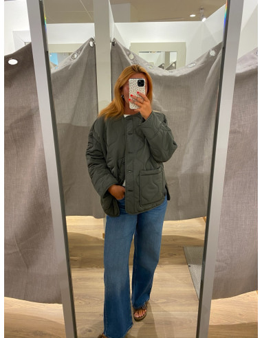 OBJALLIE LS LQ QUILTAD JACKET