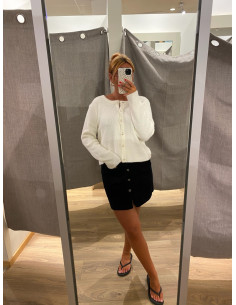 ONLPETRA LS PEARL O-NECK CARDI