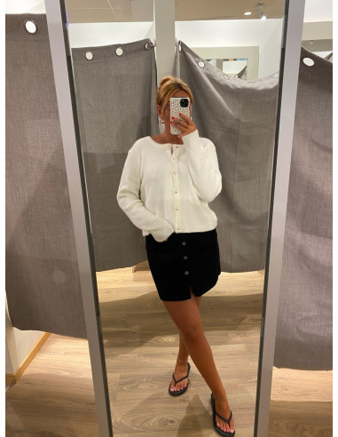 ONLPETRA LS PEARL O-NECK CARDI