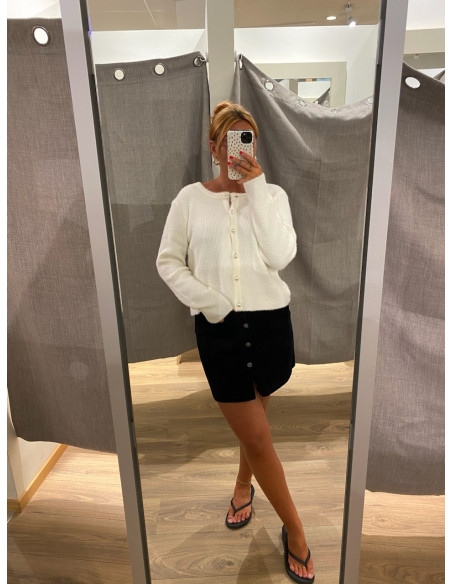 ONLPETRA LS PEARL O-NECK CARDI