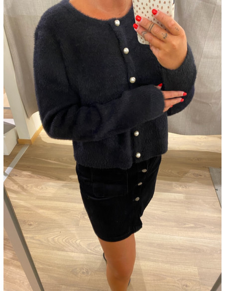 ONLPETRA LS PEARL O-NECK CARDI