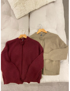 PCJELENA LS O-NECK KNIT CARDIGAN