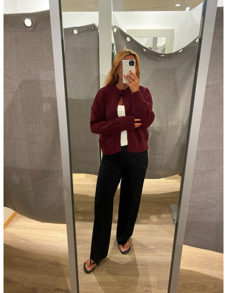 PCJELENA LS O-NECK KNIT CARDIGAN