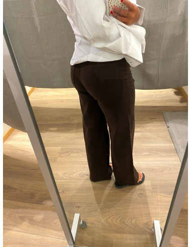 ONLMADISON BLUSH HW WIDE BOWN DNM