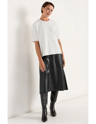 Caty flared PU skirt