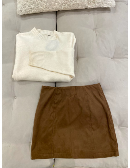 OBJFENJA MW SHORT SKIRT NOOS