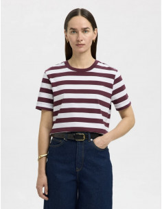 SLFESSENTIAL SS STRIPED BOXY TEE NOOS 2