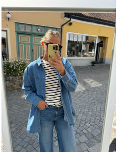 PCMAISIE LS DENIM SHIRT 2