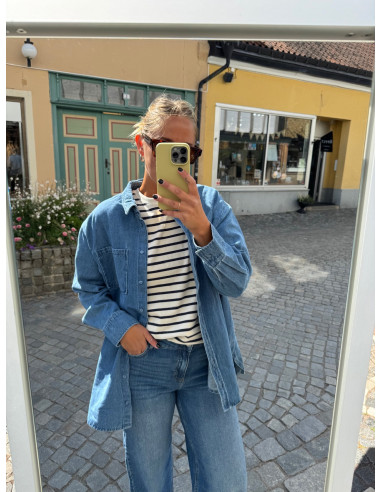 PCMAISIE LS DENIM SHIRT