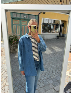 PCMAISIE LS DENIM SHIRT