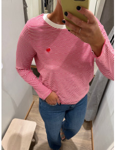 JDYPISA L/S PRINT TOP