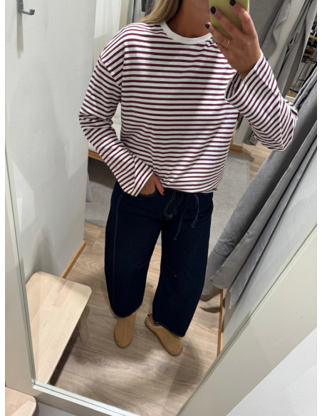 PCFENNA MW TIE BARREL JEANS D2D