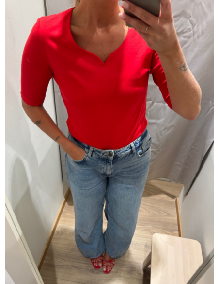 STREET ONE TOP HEART NECK