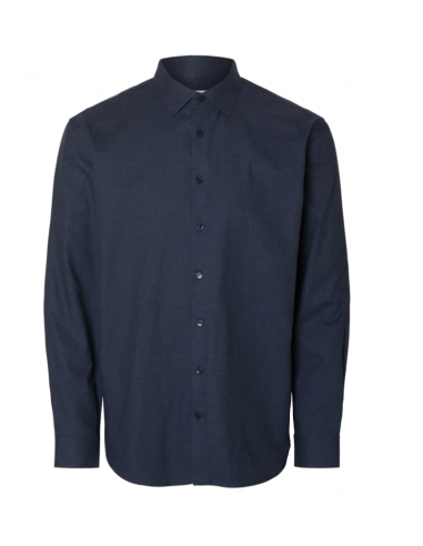 SLHREG-LEO HEATHER SHIRT LS