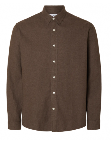 SLHREGNOAH BRUSHED TWIST SHIRT