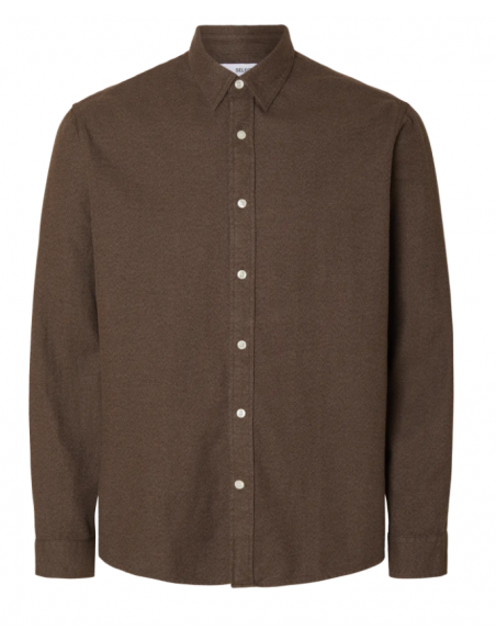 SLHREGNOAH BRUSHED TWIST SHIRT