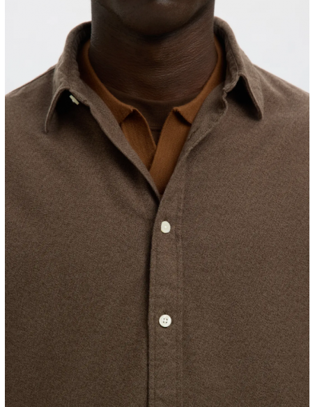 SLHREGNOAH BRUSHED TWIST SHIRT