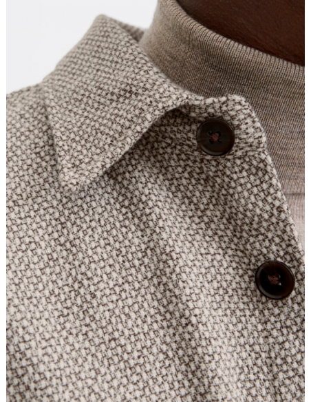 JPRRAYLE MELANGE SOLID L/S OVERSHIRT