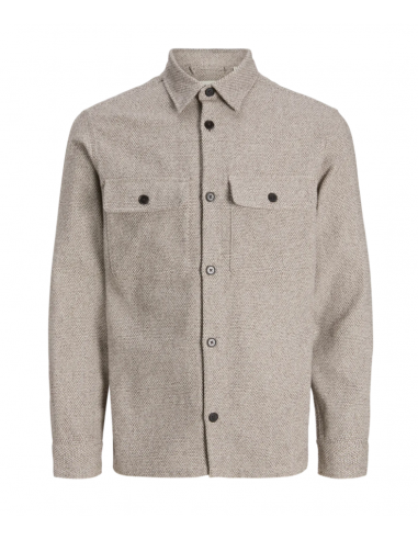 JPRRAYLE MELANGE SOLID L/S OVERSHIRT