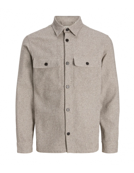 JPRRAYLE MELANGE SOLID L/S OVERSHIRT