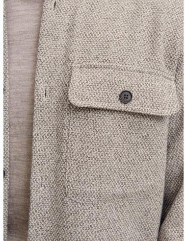 JPRRAYLE MELANGE SOLID L/S OVERSHIRT