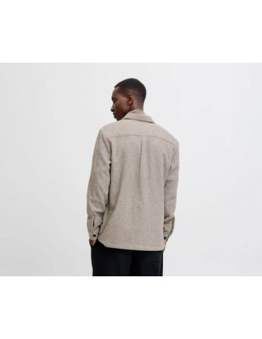 JPRRAYLE MELANGE SOLID L/S OVERSHIRT
