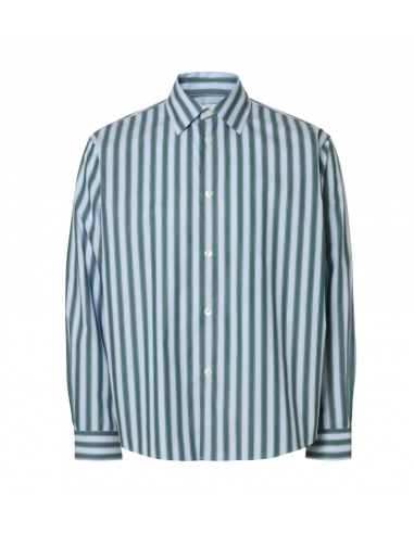 SLHRLXHENRIC STRIPE LS SHIRT