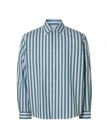 SLHRLXHENRIC STRIPE LS SHIRT