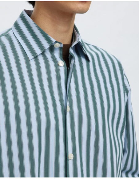 SLHRLXHENRIC STRIPE LS SHIRT