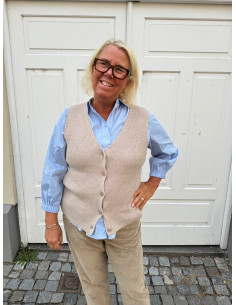 STREET ONE SLEEVELESS CARDIGAN 2