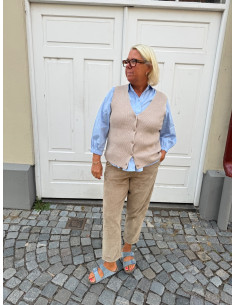 STREET ONE SLEEVELESS CARDIGAN