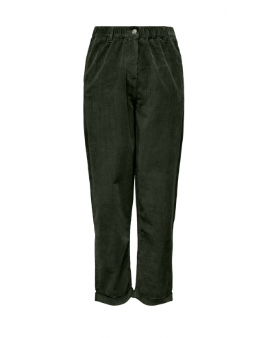 ONLFLORA MW ELA CORD CARROT PANT