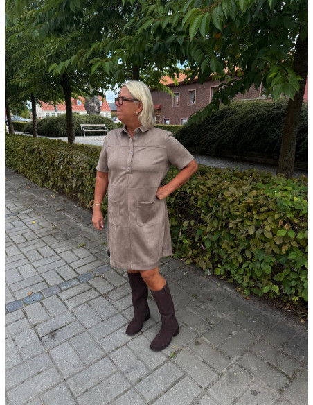 STREET ONE SKJORTKLÄNNING VELOUR