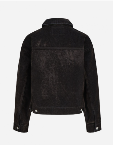 JXMIA FLOCK LS DENIM JACKET