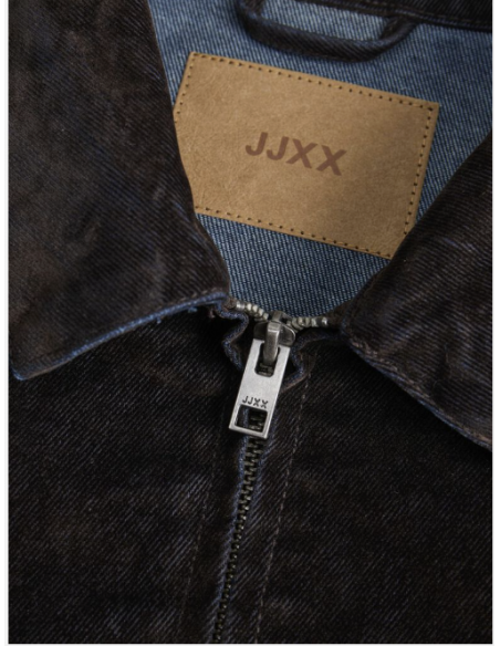 JXMIA FLOCK LS DENIM JACKET