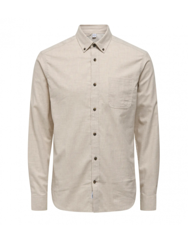 ONSROAD LIFE REG MELANGE LS SHIRT