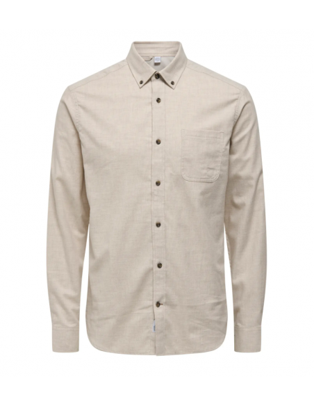 ONSROAD LIFE REG MELANGE LS SHIRT