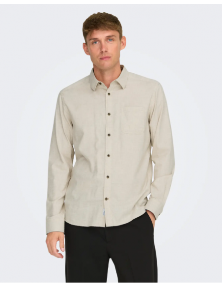 ONSROAD LIFE REG MELANGE LS SHIRT