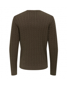 ONSLOUI REG 12 CABEL CREW KNIT 2