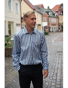 SLHRLXHENRIC STRIPE LS SHIRT 2