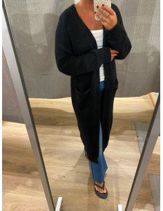 OBJMILU LS LO LONG KNIT CARDIGAN 2