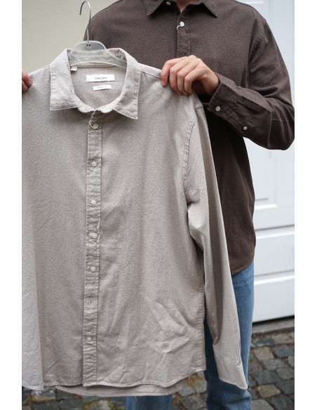 SLHREGNOAH BRUSHED TWIST SHIRT