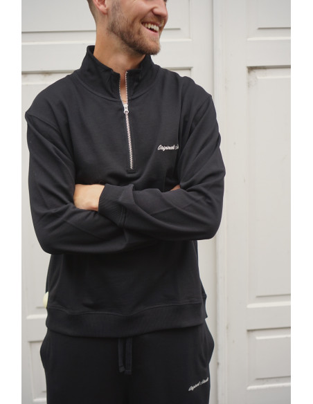 JORNORREBRO EMB SWEAT HIGH NECK